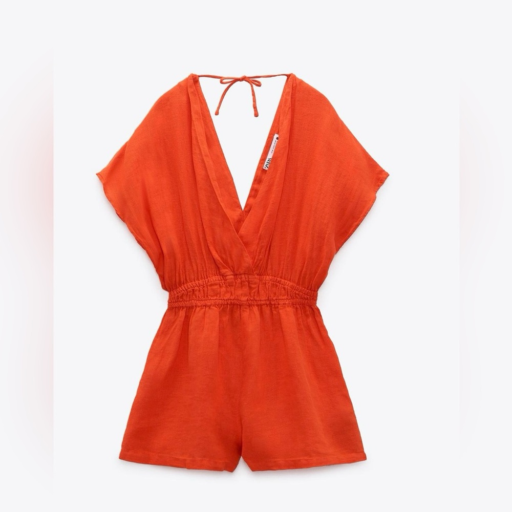 Zara Linen Romper